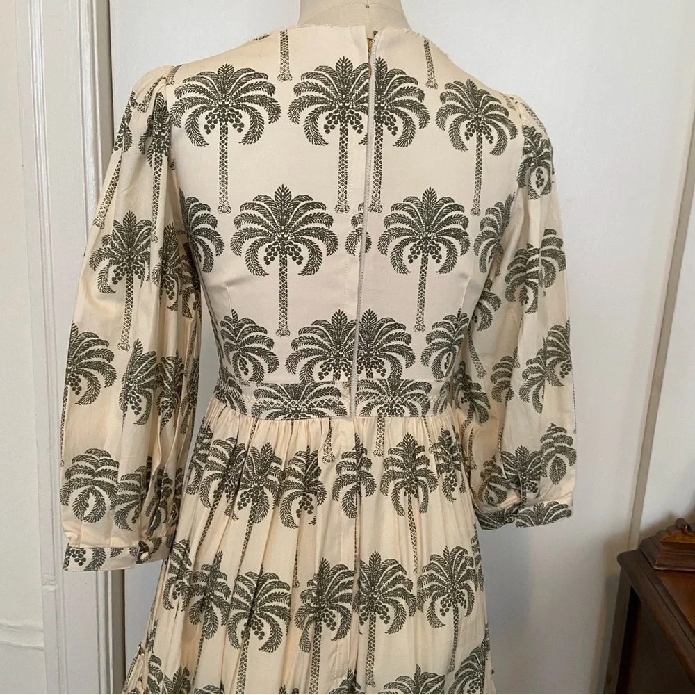✨ RARE! Agua Bendita Square Neck Palm Tree Gown - Picture 12 of 15
